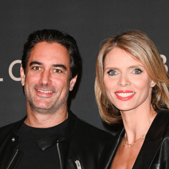 Laurent Schenten et sa femme Sylvie Tellier à la première du film "Babylon" au cinéma Le Grand Rex à Paris, France, le 14 janvier 2023. © Coadic Guirec/Bestimage