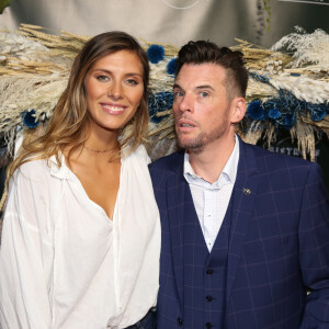 Camille Cerf et le chef Norbert Tarayre lors de la soirée d'inauguration du restaurant du groupe d'H.Gaouaoui et du chef N.Tarayre "Splash" au port Van Gogh, en bord de Seine à Asnières, France, le 12 septembre 2019. © Rachid Bellak/Bestimage