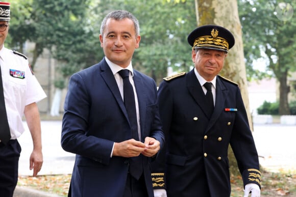 Il a annoncé qu'il ferait sa rentrée en solo à Tourcoing le 27 août prochain
Gérald Darmanin, ministre de l'Intérieur et des Outre-Mer, sur le site de l'ancienne caserne militaire de Libourne en Gironde, le 2 Août 2023 pour y annoncer l'ouverture d'une unité de la Sécurité civile. © Jean-Marc Lhomer/Bestimage