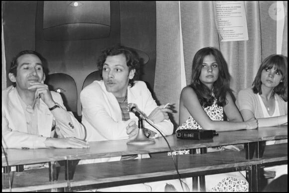 Patrick Dewaere, Myriam Boyer, Marie Trintignant et Alain Corneau au Festival de Cannes 1979