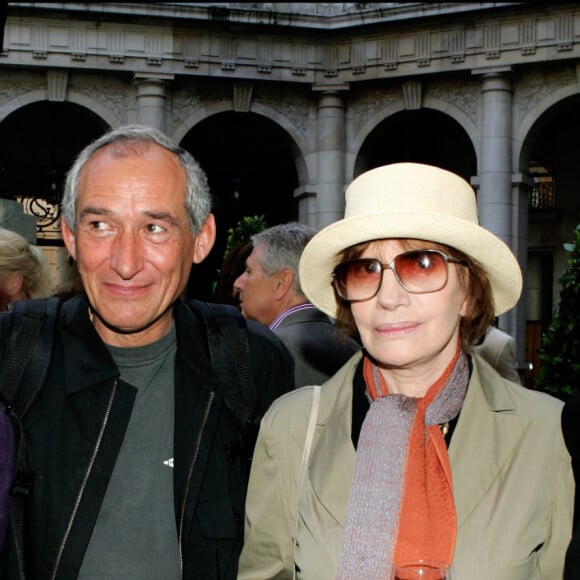 Caroline Sihol, Alain Corneau, Nadine Trintignant, Jena-Louis Livi - Inauguration du café Guitry à Paris
