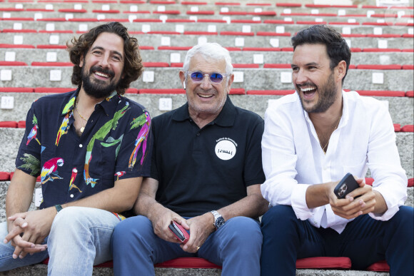 Exclusif - Maxime Gasteuil, Michel Boujenah, Benjamin Demay - Maxime Gasteuil présente son spectacle au festival de Ramatuelle le 8 août 2023. © Cyril Bruneau / Bestimage 