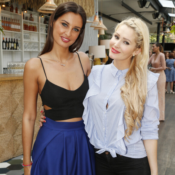 Malika Ménard, Tatiana Laurence Delarue - Photocall de la conférence de rentrée du pôle Tv de NRJ Group à la brasserie Polpo à Levallois Perret. Le 28 juin 2017 Christophe Aubert via Bestimage