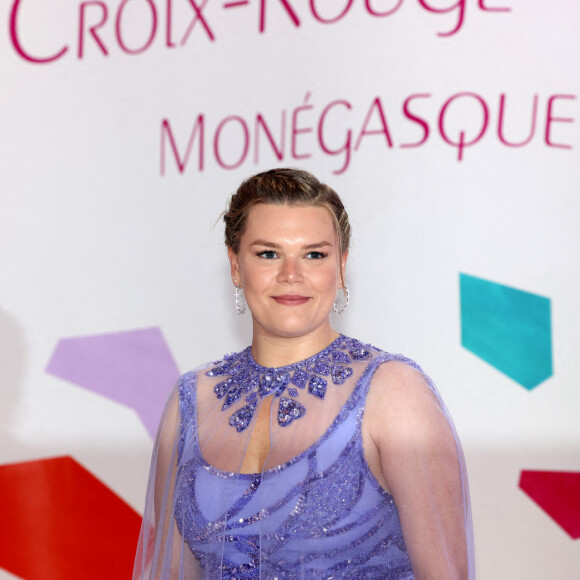 Camille Gottlieb lors du 74ème Gala de la Croix-Rouge Monégasque, qui se tient dans la mythique Salle des Etoiles du Sporting Monte-Carlo à Monaco. Cette année l'ambassadeur du gala n'est autre que la rock star internationale Robbie Wiliams. En cette occasion Robbie Williams s'est produit en concert exclusif à la Salle des Etoiles. Monaco, le 29 juillet 2023. © Claudia Albuquerque/Bestimage 