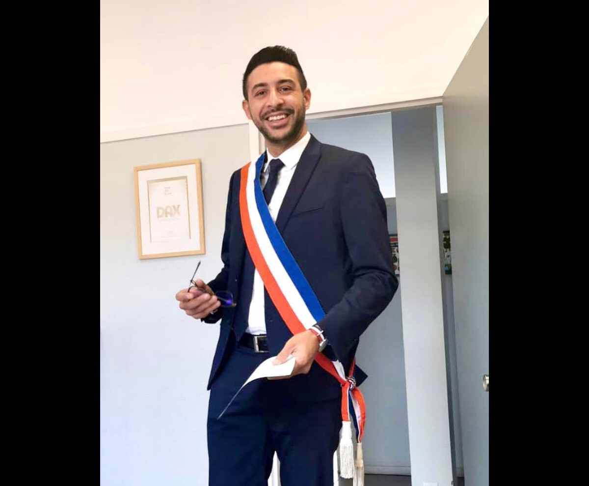 Photo : Amine Benalia-Brouch est depuis trois ans Adjoint au maire de Dax  en charge des sports et des associations. Amine Benalia-Brouch sur  Instagram. - Purepeople