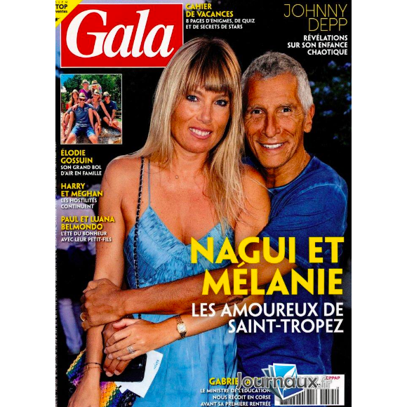 Couverture du magazine Gala, paru le 17 juillet 2023.