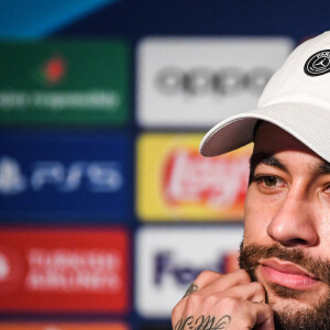 Neymar Jr. en conférence de presse au Parc Des Princes à Paris, le 13 février 2023. © Matthieu Mirville/Zuma Press/Bestimage