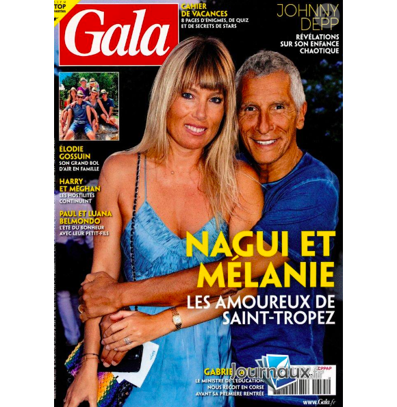 Couverture du magazine Gala, paru le 17 juillet 2023.