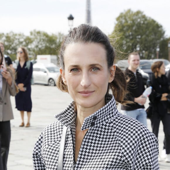 Camille Cottin - People au défilé de la maison Dior collection Printemps-Eté 2022 au Jardin des Tuileries à Paris le 28 septembre 2021. © Christophe Aubert via Bestimage 