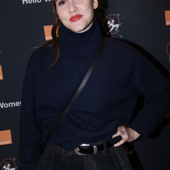 Joyce Jonathan lors de la soirée Hello Women 2023 de la Fondation Orange à Paris, le 31 janvier 2023.