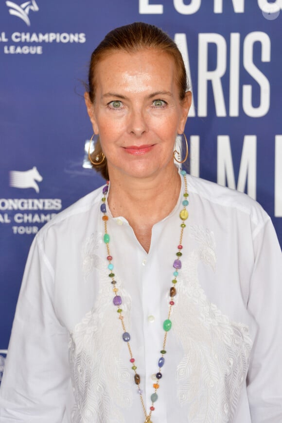 Exclusif - Carole Bouquet - Photocall - Longines Paris Eiffel Jumping au Champ de Mars à Paris, le 7 juillet 2019. © Veeren Ramsamy/Bestimage 