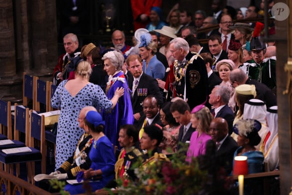 Le prince Harry, duc de Sussex - Les invités à la cérémonie de couronnement du roi d'Angleterre à l'abbaye de Westminster de Londres, Royaume Uni, le 6 mai 2023. 