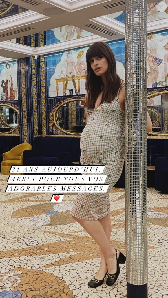 Clara Luciani enceinte, elle célèbre ses 31 ans. Instagram.