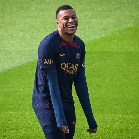 Kylian Mbappé à Poissy, France. (Credit Image: © Matthieu Mirville/ZUMA Press Wire)