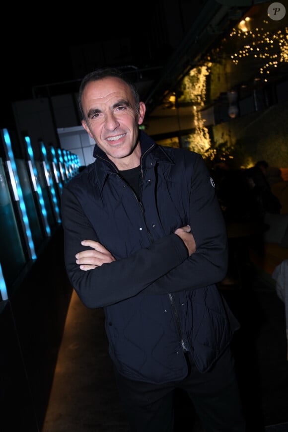 Exclusif - Nikos Aliagas à la Winter Party au rooftop Skybar Paris à l'hôtel Pullman Montparnasse à Paris le 6 décembre 2022. © Rachid Bellak / Bestimage 