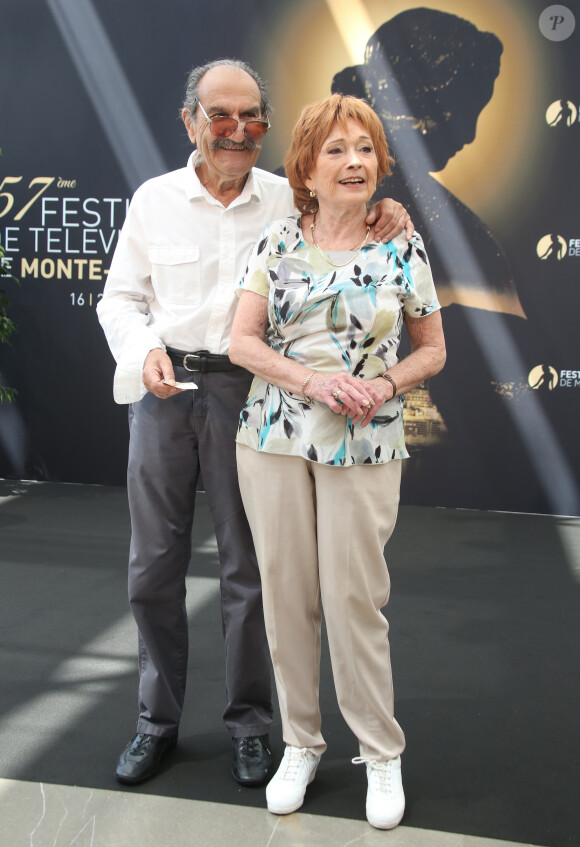 Gérard Hernandez et Marion Game - 57ème Festival de télévision de Monte-Carlo, le 17 juin 2017. © Denis Guignebourg/Bestimage 