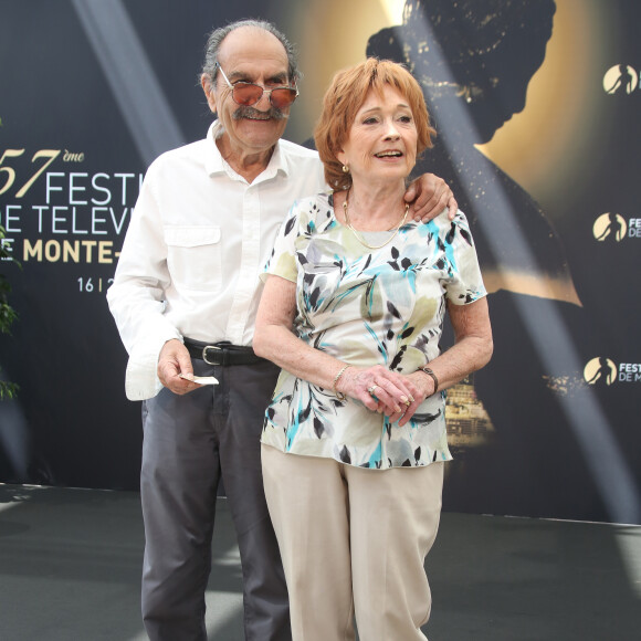 Gérard Hernandez et Marion Game - 57ème Festival de télévision de Monte-Carlo, le 17 juin 2017. © Denis Guignebourg/Bestimage 