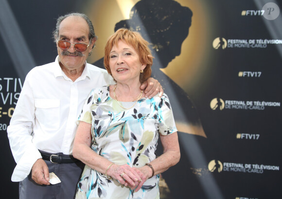 Gérard Hernandez et Marion Game - 57ème Festival de télévision de Monte-Carlo, le 17 juin 2017. © Denis Guignebourg/Bestimage 