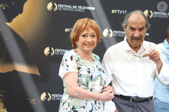 Gérard Hernandez et Marion Game - 57ème Festival de télévision de Monte-Carlo, le 17 juin 2017. © Denis Guignebourg/Bestimage 