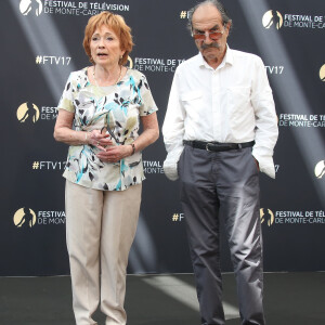 Gérard Hernandez et Marion Game - 57ème Festival de télévision de Monte-Carlo, le 17 juin 2017. © Denis Guignebourg/Bestimage 