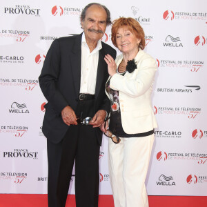 Gérard Hernandez et Marion Game lors de l'ouverture de la 57ème édition du Festival de la Télévision de Monte-Carlo le 16 juin 2017. © Denis Guignebourg / Bestimage 