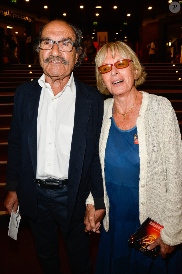 Gérard Hernandez et sa femme Micheline - ''Le Point Virgule fait l'Olympia'' fête son 10ème anniversaire à l'Olympia de Paris, le 10 juin 2017. © Guirec Coadic/Bestimage