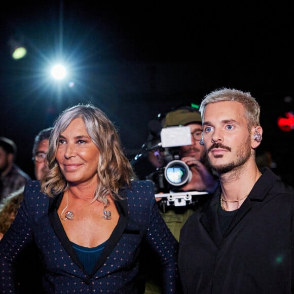 Exclusif - Zazie et M. Pokora (Matt Pokora) - Backstage - Enregistrement de l'émission "Avec Florent, tout le monde ELA" à La Seine Musicale à Paris, diffusée le 1er septembre à 21h10 sur TF1 © Cyril Moreau-Dominique Jacovides / Bestimage 