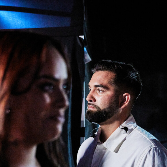 Exclusif - Kendji Girac, Amel Bent - Backstage - Enregistrement de l'émission "Avec Florent, tout le monde ELA" à La Seine Musicale à Paris, diffusée le 1er septembre à 21h10 sur TF1 © Cyril Moreau-Dominique Jacovides / Bestimage 