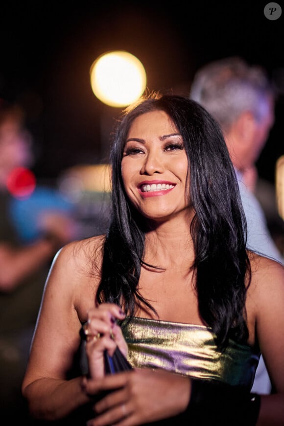 Exclusif - Anggun - Backstage - Enregistrement de l'émission "Avec Florent, tout le monde ELA" à La Seine Musicale à Paris, diffusée le 1er septembre à 21h10 sur TF1 © Cyril Moreau-Dominique Jacovides / Bestimage 