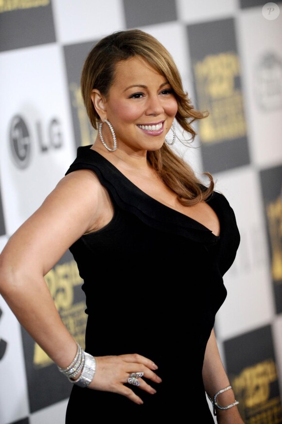 Mariah Carey aux 25e Film Independant Spirit Awards, le 5/03/2010, à Los Angeles.
