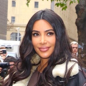Kim Kardashian à la sortie d'un rendez-vous à New York le 7 novembre 2019.