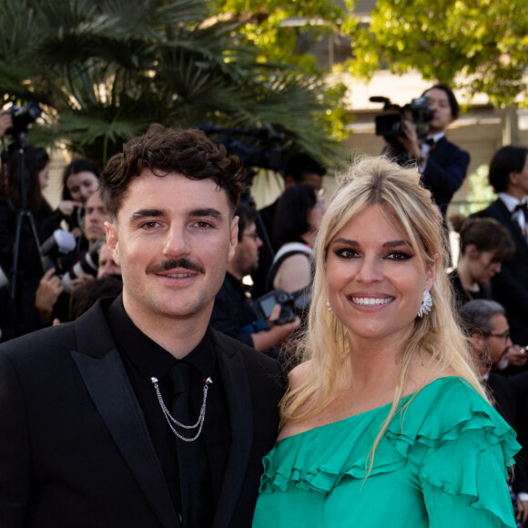 Baptiste Germain, Sophie Tapie - Montée des marches du film " Elémentaire " pour la cérémonie de clôture du 76ème Festival International du Film de Cannes, au Palais des Festivals à Cannes. Le 27 mai 2023 © Jacovides-Moreau / Bestimage