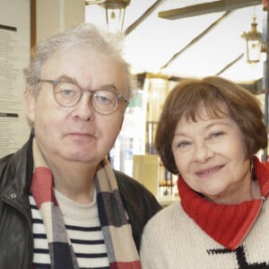 Dominique Besnehard, Macha Méril - 27ème Journée Nationale du Livre et du Vin au café "Les Deux Magots" à Paris le 20 février 2023. © Jack Tribeca/Bestimage