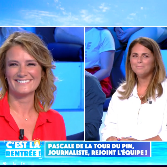 Pascale de la Tour du Pin et Valérie Bénaim sur "TPMP".