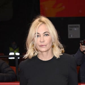 Emmanuelle Béart à la première du film "Les passagers de la nuit" lors de la 72ème édition du festival international du film de Berlin (La Berlinale 2022), le 13 février 2022.