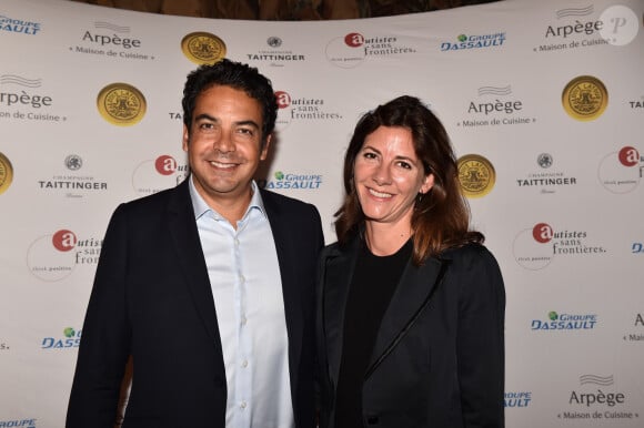 Ce jeudi 7 septembre 2023, Patrick Cohen fête ses 61 ans !
Exclusif - Patrick Cohen et sa femme Alexandra - Dîner de gala caritatif pour l'association Autistes Sans Frontières à l'hôtel Marcel Dassault à Paris, France. © Rachid Bellak/Bestimage 