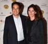 Par le passé, elle a eu l'occasion de travailler avec Laurence Ferrari lorsqu'elle présentait encore "Le Journal inattendu" sur RTL.
Exclusif - Patrick Cohen et sa femme Alexandra - Dîner de gala caritatif pour l'association Autistes Sans Frontières à l'hôtel Marcel Dassault à Paris, France, le 1er juin 2017. © Rachid Bellak/Bestimage 