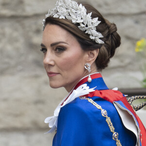 Kate Middleton est "la femme la plus puissante" de la monarchie, selon une experte.
Catherine (Kate) Middleton, princesse de Galles - Les invités arrivent à la cérémonie de couronnement du roi d'Angleterre à l'abbaye de Westminster de Londres.