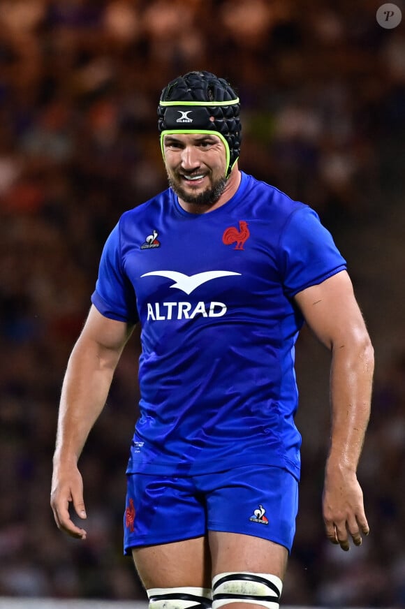 Le troisième ligne de l'équipe de France de rugby est en couple depuis plusieurs années
 
Francois Cros ( 6 - France ) - Test match international de rugby à XV avant la Coupe du monde entre la France et les Fidji au stade de la Beaujoire à Nantes, France, le 19 août 2023. la France a gagné 34-17. © Federico Pestellini/Panoramic/Bestimage