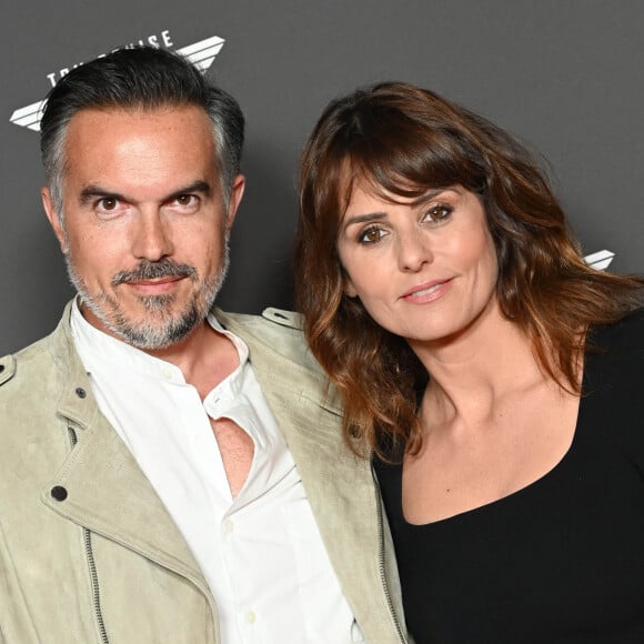 Faustine Bollaert et Maxime Chattam ont vu leurs vacances d'été chamboulées.
Faustine Bollaert et son mari Maxime Chattam - Avant-première du film "Top Gun Maverick" à l'UGC Normandie à Paris. © Coadic Guirec/Bestimage
