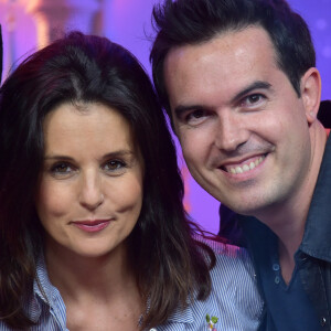 Faustine Bollaert et son mari Maxime Chattam - au lancement du nouveau spectacle "Mickey et le magicien" au Parc Disneyland Paris. Le 2 juillet 2016 © Giancarlo Gorassini / Bestimage