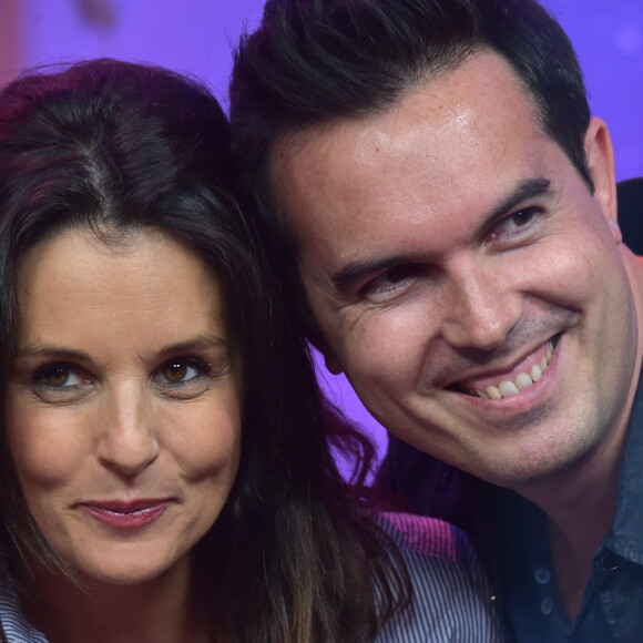 Faustine Bollaert et son mari Maxime Chattam - au lancement du nouveau spectacle "Mickey et le magicien" au Parc Disneyland Paris. Le 2 juillet 2016 © Giancarlo Gorassini / Bestimage