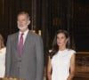 Le couple royal a repris ses devoirs royaux et pas qu'une peu ! 
Le roi Felipe VI et la reine Letizia d'Espagne, visitent la cathédrale et l'hôtel de ville de Pampelune pour célébrer le 6ème centenaire du privilège de l'Union à Pampelune, Navarre, Espagne.