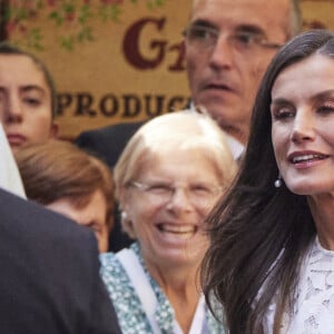 Le roi Felipe VI et la reine Letizia d'Espagne, visitent la cathédrale et l'hôtel de ville de Pampelune pour célébrer le 6ème centenaire du privilège de l'Union à Pampelune, Navarre, Espagne, le 8 septembre 2023.