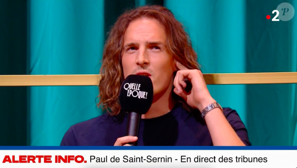 Paul de Saint-Sernin sur le plateau. de "Quelle époque !".