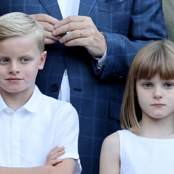 Le prince Jacques de Monaco, marquis des Baux, La princesse Gabriella de Monaco, comtesse de Carladès lors du traditionnel pique-nique "U Cavagnëtu" au parc Princesse Antoinette à Monaco le 9 septembre 2023. © Claudia Albuquerque / Bestimage 