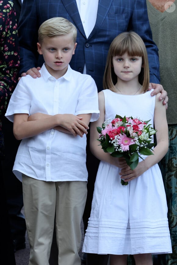 Et de nouvelles missions aux côtés de leurs parents...
La princesse Gabriella de Monaco, comtesse de Carladès et Le prince Jacques de Monaco, marquis des Baux lors du traditionnel pique-nique "U Cavagnëtu" au parc Princesse Antoinette à Monaco le 9 septembre 2023. © Claudia Albuquerque / Bestimage 