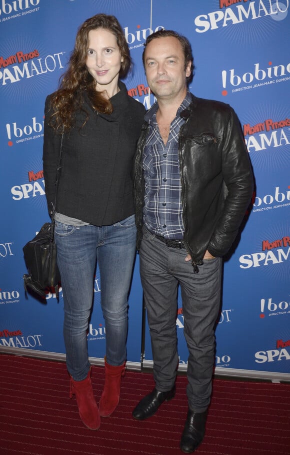 Justine Levy et Patrick Mille - Generale du Spectacle "Spamalot" a Bobino a Paris le 3 octobre 2013.