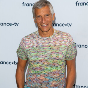 Nagui lors du photocall dans le cadre de la conférence de presse de France Télévisions au Pavillon Gabriel à Paris, France, le 24 août 2021. © Pierre Perusseau/Bestimage