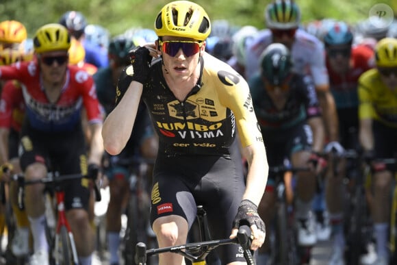 Nathan Van Hooydonck a participé aux deux dernières éditions du Tour de France
 
Nathan Van Hooydonck sur le Tour de France 2023. © PhotoNews/Panoramic/Bestimage